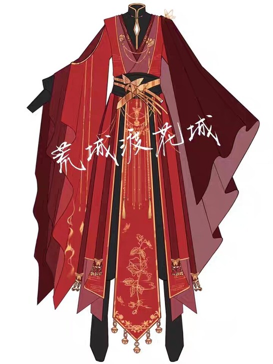 预售荒城渡花城cos，如样衣不戳我就转定金...