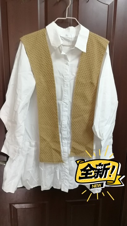 全新的吊牌还在！！撞色披肩衫衬裙！！！