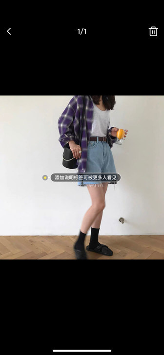 黑哥家牛仔短裤，A字版非常显腿细，大腿有点...