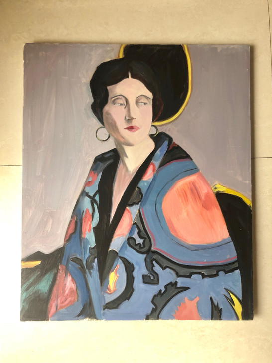 纯手绘油画，人物画，50cm*60cm，厚...