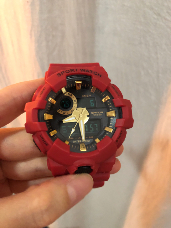 李现同款 运动电子多功能手表