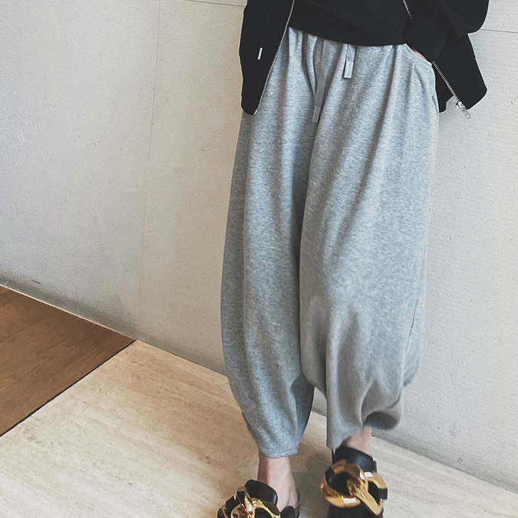 LEL 束脚休闲裤女2021春季新款街头风...