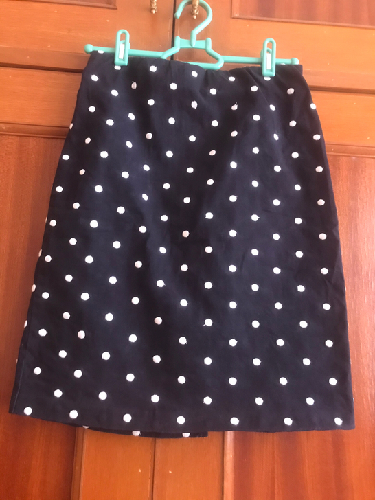 刺绣波点包臀裙半身裙开叉一步裙，闲置，适合...