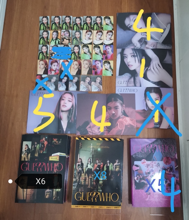 出如图:itzy guess who裸专2...