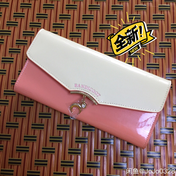 最后一个!全新袋鼠品牌真皮钱包,三折长款少...