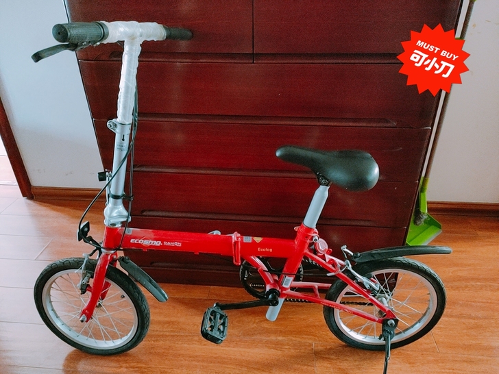 大行折叠自行车,几乎全新,保护膜都没拆过,...