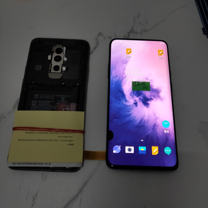 一加7pro 手机 屏幕原装带框总成 有小...