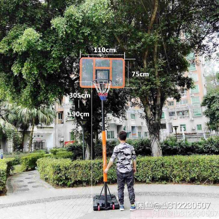 篮球架成人篮球架户外可移动 可升降 标准...