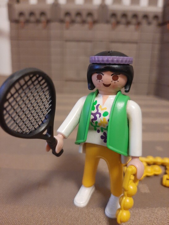 德国摩比 Playmobil 网球女孩参考...