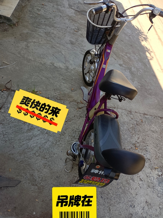 单车款电动车，轻便，实用，喜欢可以私聊