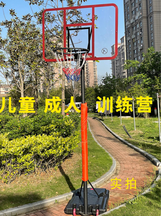 库存甩卖豪华版篮球架顶配篮球架便携式训练户...