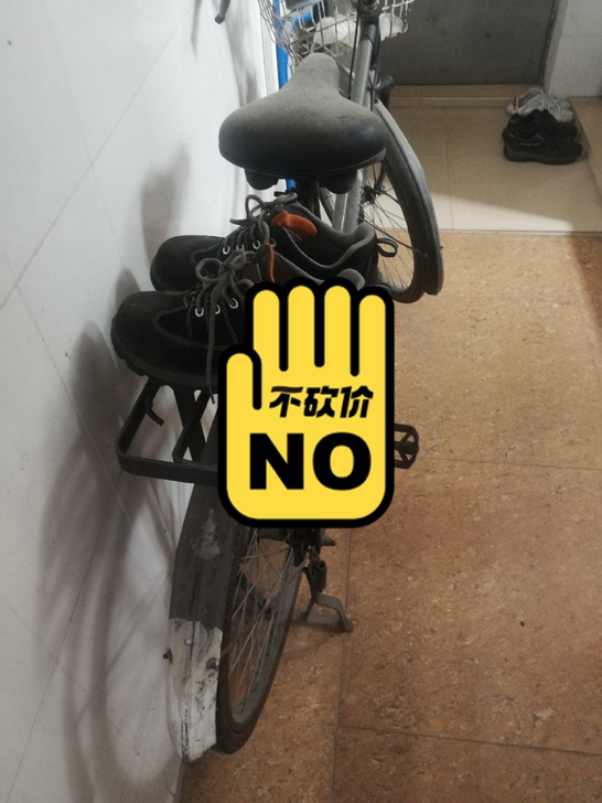 现在买电动车了，8成新，广州五羊自行车26...