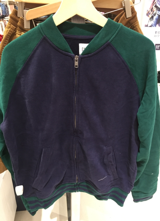 GAP专柜正品代购 男装|纯棉学院风拼色插...
