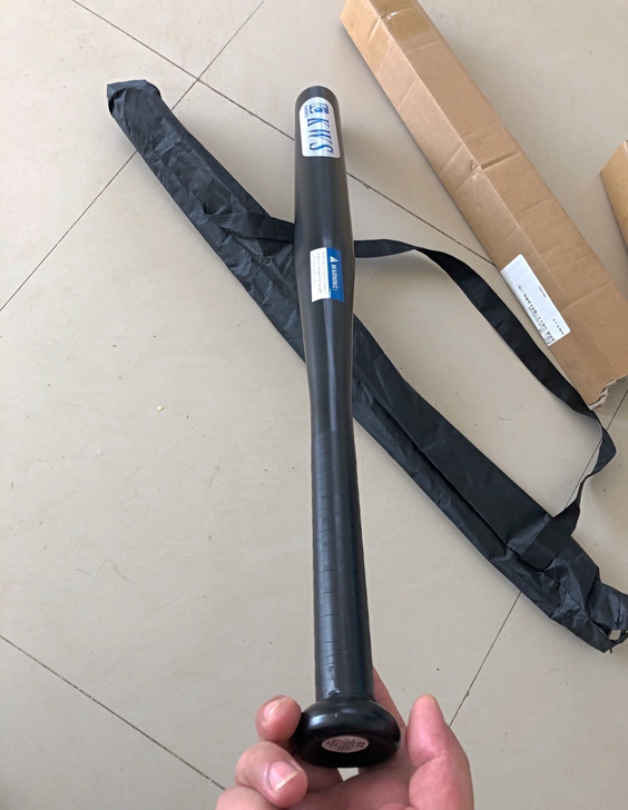 （清苍）棒球棍处理棒球杆 加厚合金钢车载防...