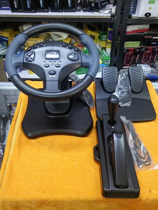 PSX-2汽车方向盘，刹车，油门，挂挡一游...