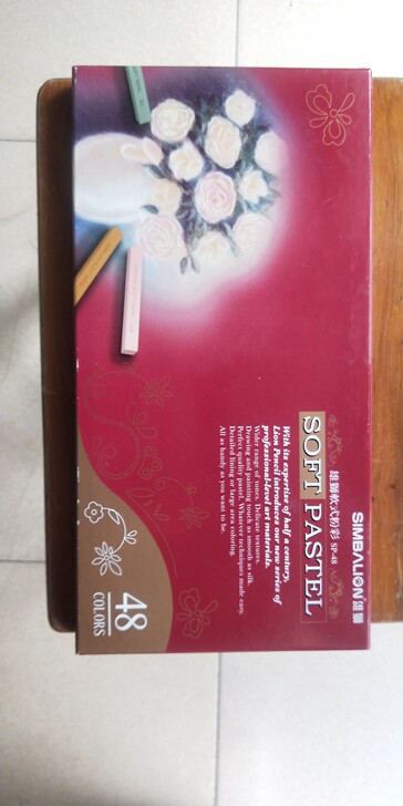 台湾雄狮色粉棒，48色，以前上课需要买的，...