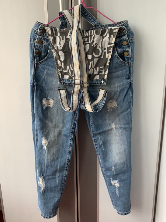 vero moda背带牛仔裤 160码