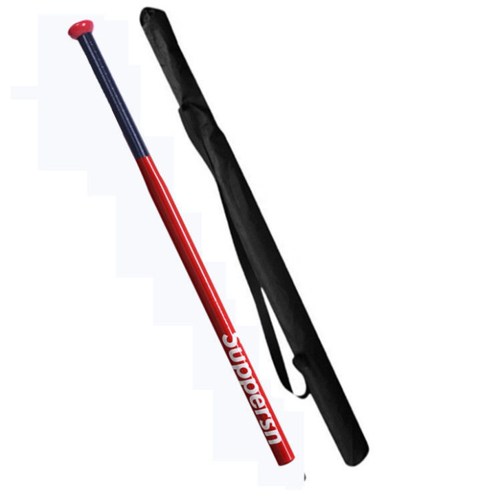 合金钢棒球棒车载防身棒球棍磨砂哑光黑加粗加...