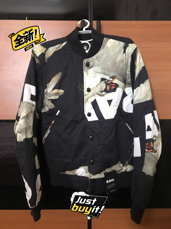 gstar 天鹅棒球棉服