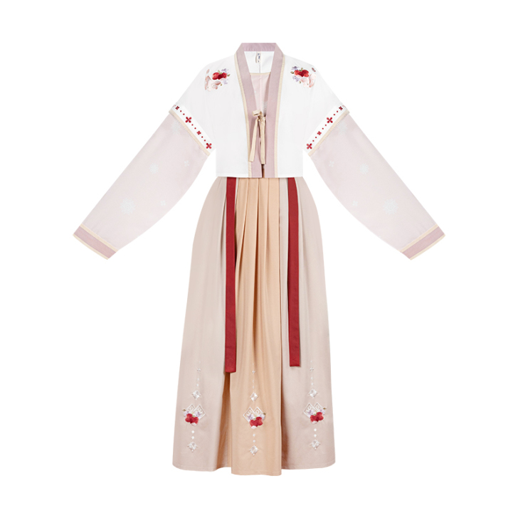 池夏 春茶宴:荔枝仙女露 唐背子圆领衫破裙...