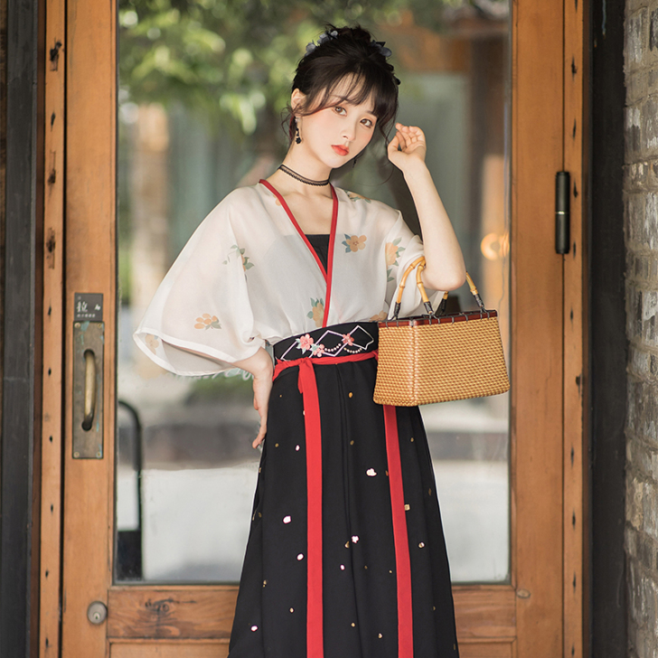 池夏 织梦:七宝 宋制短衫三裥裙原创改良汉...