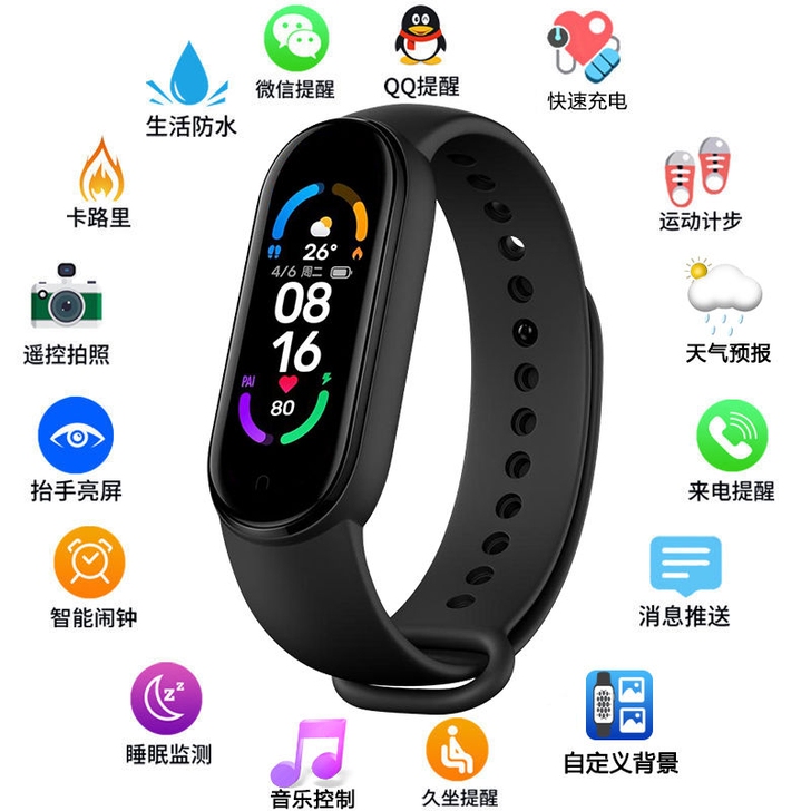 朋友店里的产品 产品质量绝对过关 智能手环...