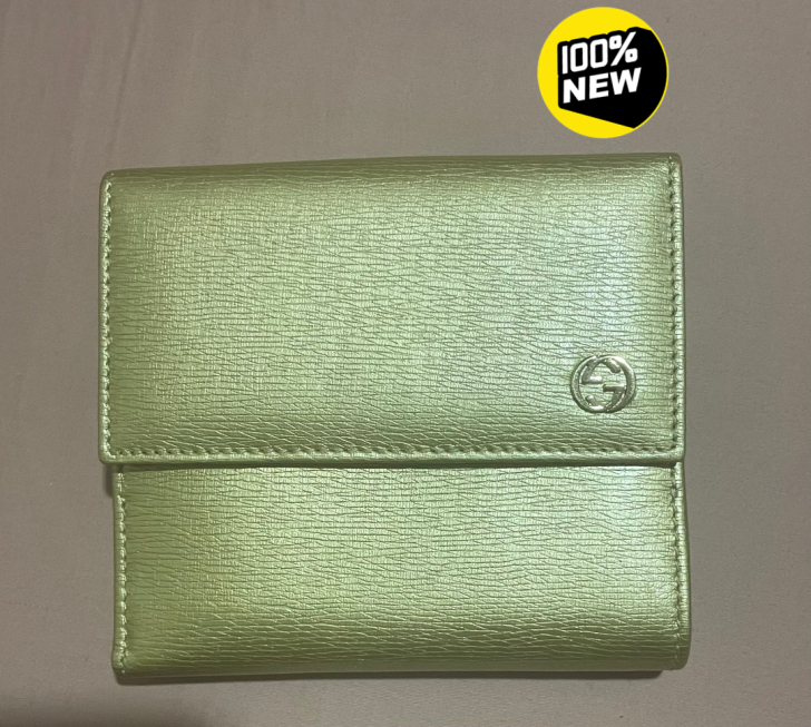 gucci 全新三折中款钱包