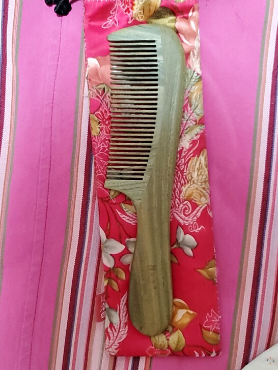 谭木匠 绿檀梳子 几乎全新 一直好好保存 ...