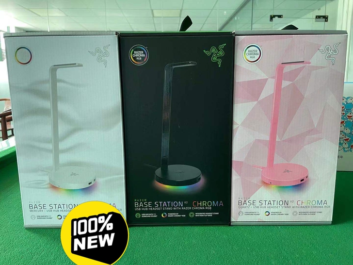 全新正品 雷蛇基座V2幻彩版粉晶水银RGB...