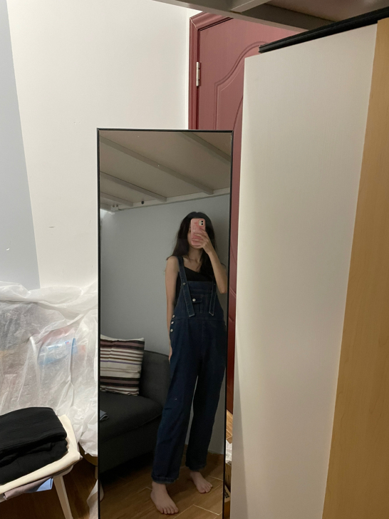 背带牛仔裤 四季可穿