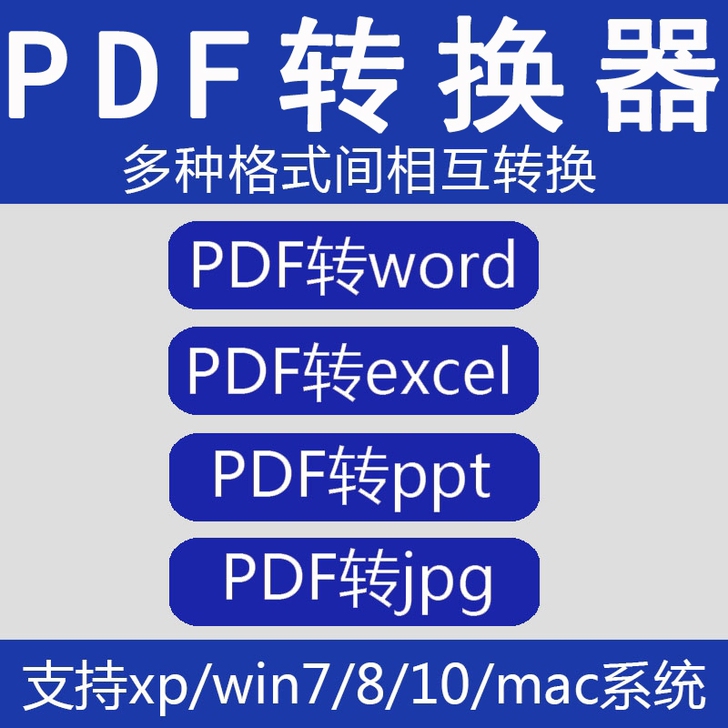 pdf转换word ppt excel j...