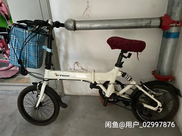 迪卡侬，变速，折叠，全铝合金折叠车。