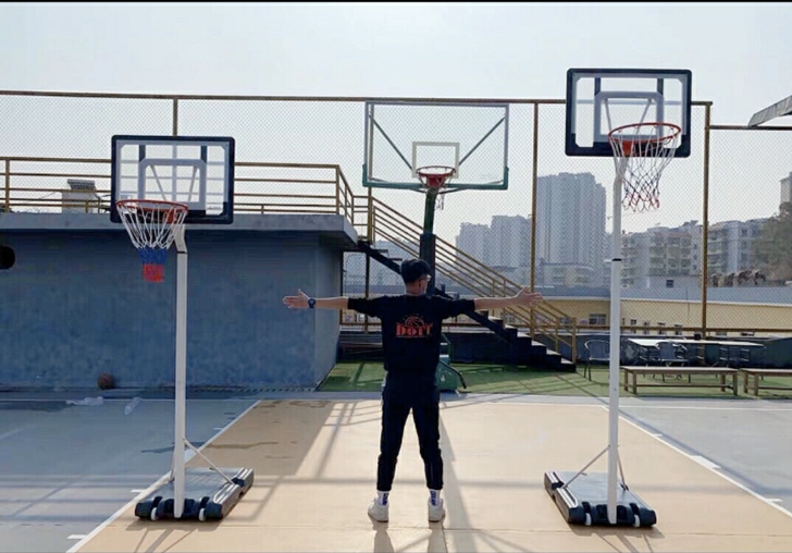 全新可调节成人青少年篮球架