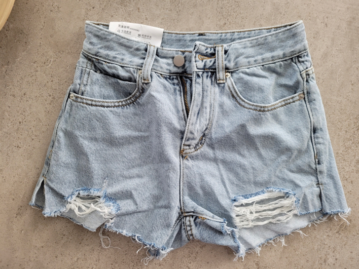 Lucky外贸韩版牛仔短裤
