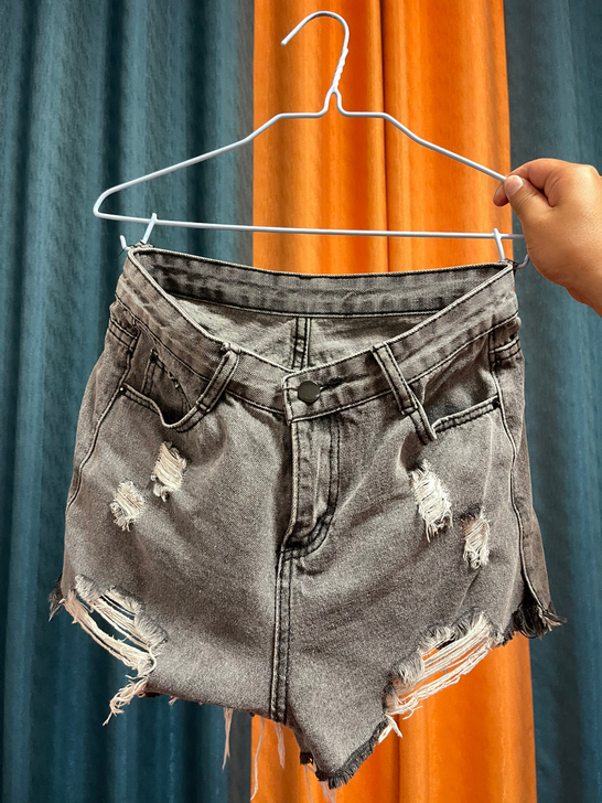 牛仔短裤超好看的颜色