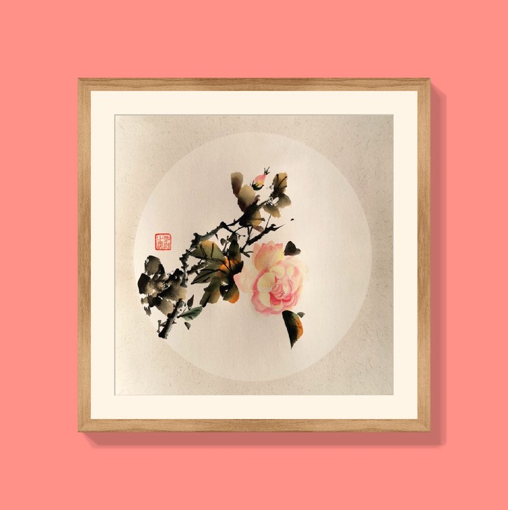 手绘国画 精品花鸟挂画现代客厅沙发背景墙壁...