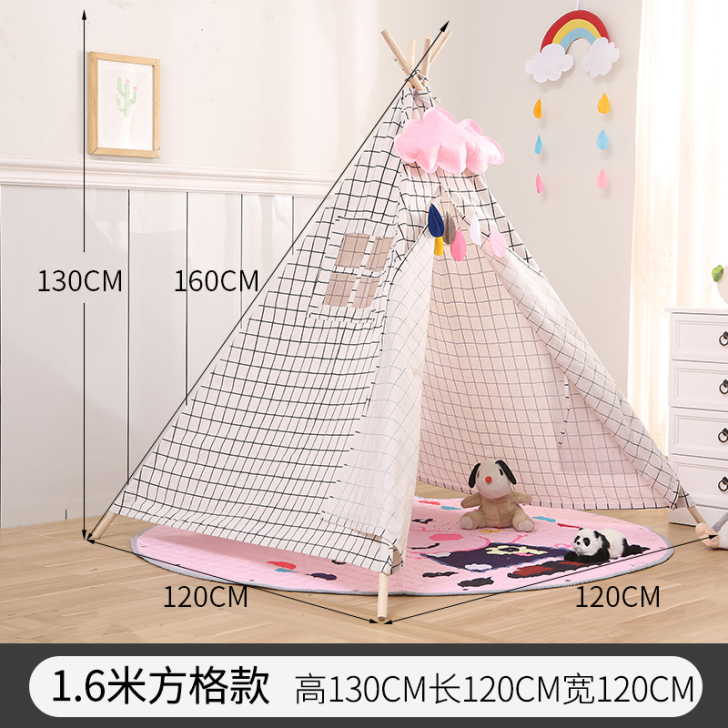chic房间装饰品 印第安儿童帐篷室内游戏...