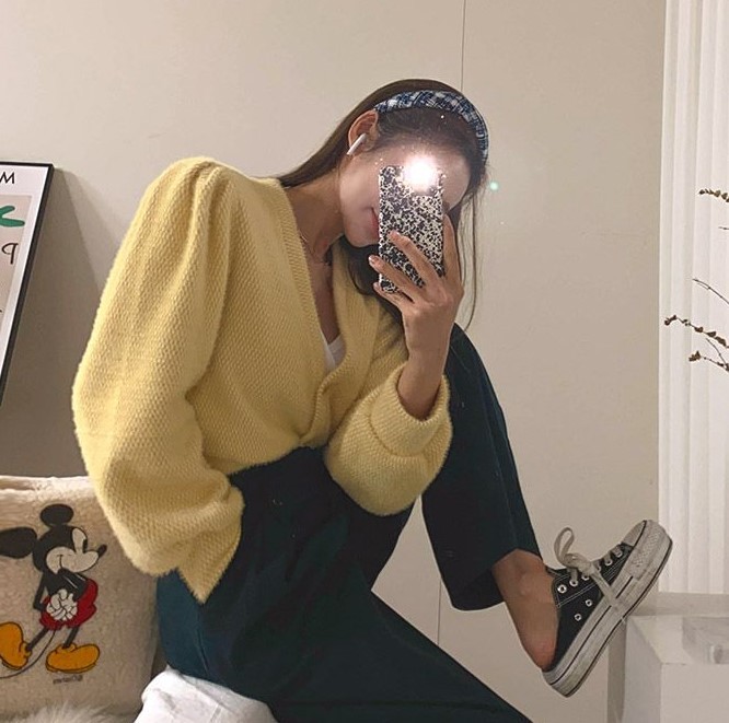 毛针织衫 白色全新