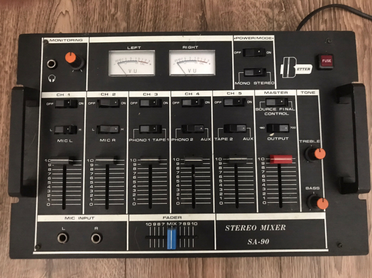 mixer 4 channel DJ混音台...