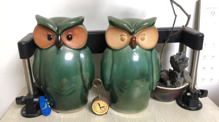 陶瓷猫头鹰，摆件