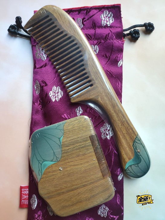 谭木匠全新特价礼盒梳镜套装雨荷，送女朋友，...