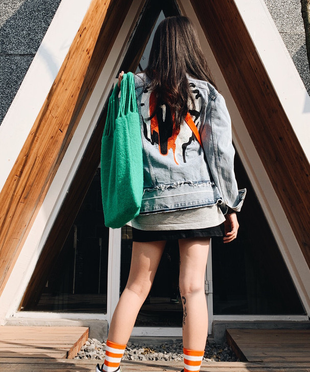 mishkanyc大眼球美国潮牌刺绣眼球牛...