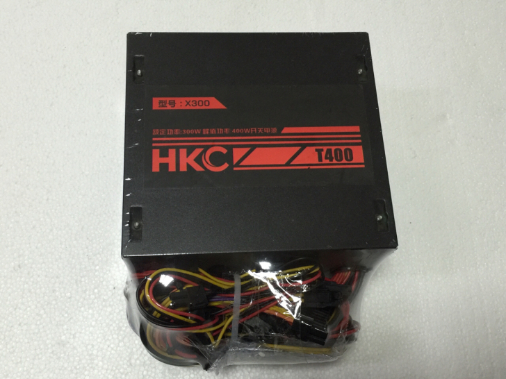峰值400W额定300W台式电脑HKC电源...