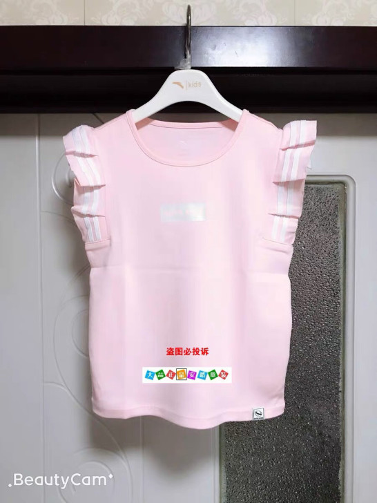 安踏全新女童针织上衣100-110-120...