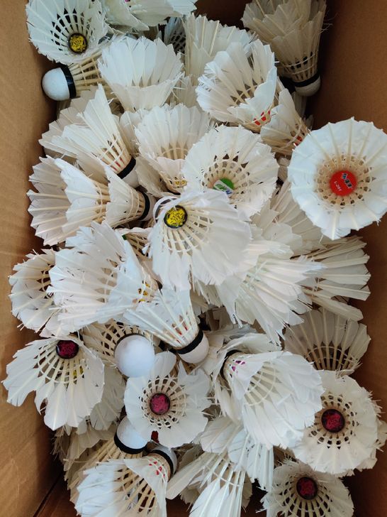 二手羽毛球旧球混装整箱包邮6至7成新100...