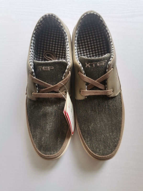 42/43/44码全新特步男鞋休闲板鞋春秋款