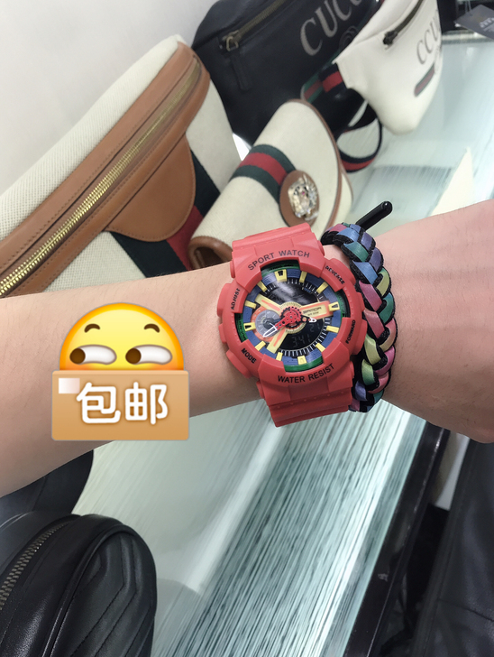全新 五虎上将，学生党潮流电子手表