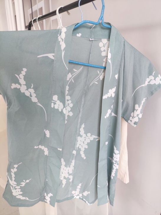 汉服印花短褙子