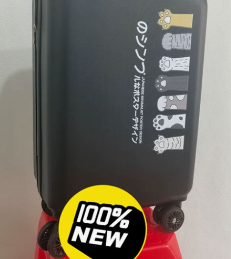 全新黑色猫爪可爱 青春款 旅行箱20寸,...