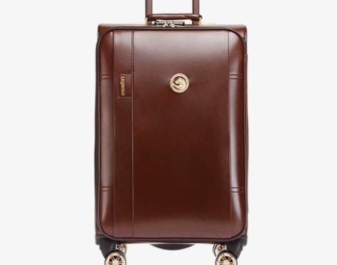 保罗皮箱拉杆箱男皮质商务密码行李箱女24寸...